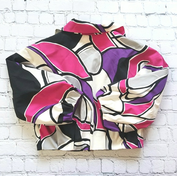 Kenneth Cole Reaction NEW Puffy Crop Jacket Sz 6 - Picture 7 of 8